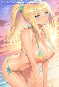 Mujeres Desnudas Anime AI Artwork