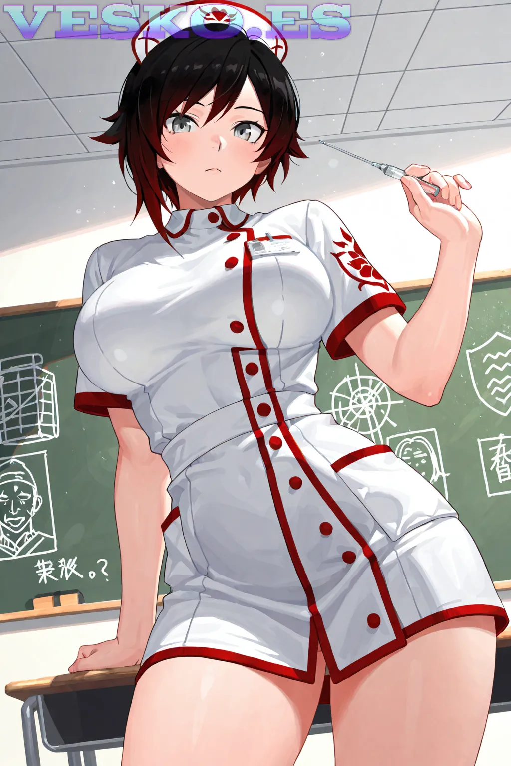 Oxana Gromova Desnuda Y Sexy Modelo Anime AI Artwork