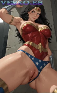 Pauline Tantot Desnuda En La Playa Anime AI Artwork