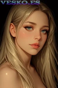 Posing Naked Anime AI Artwork