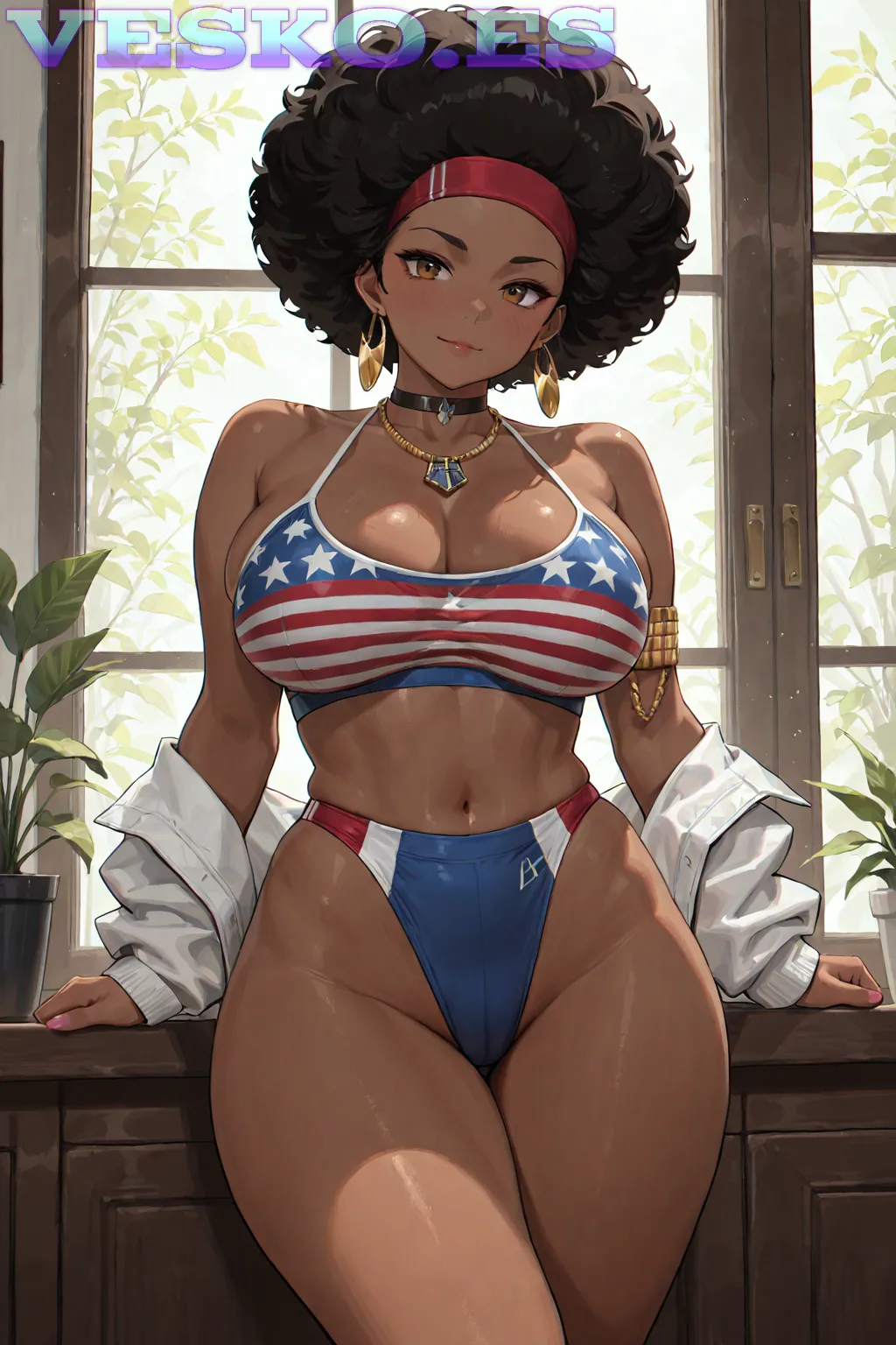 Sandra Torres Mexicana Infartante 2 Anime AI Artwork
