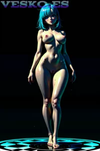 Sexy Summer Girls Anime AI Artwork