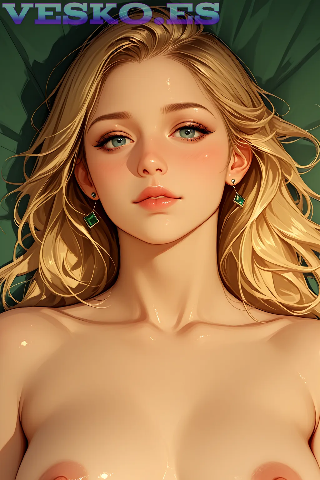 Sexy Underboobs Anime AI Artwork