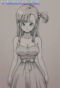 Adolescente Babe Ariana Marie Con Coletas Con Medias Anime AI Artwork