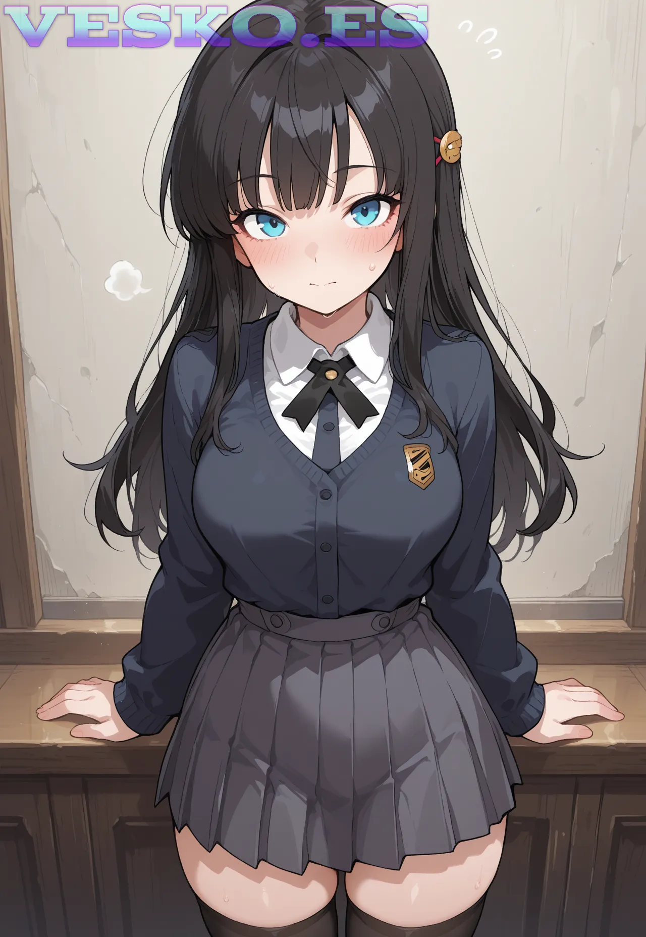 Adorable Delgada Anime AI Artwork