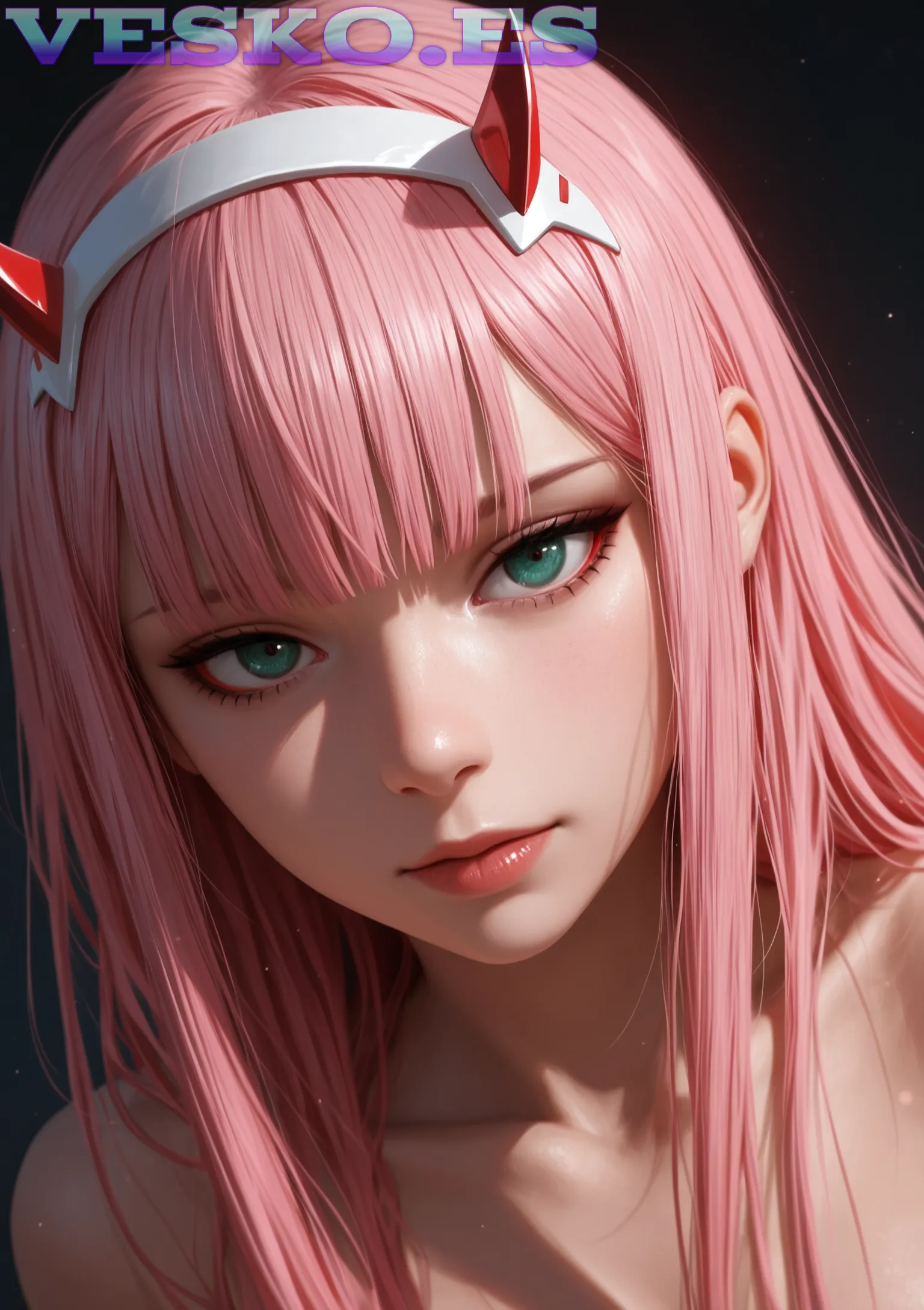 Agradables Curvas Desnudas Anime AI Artwork