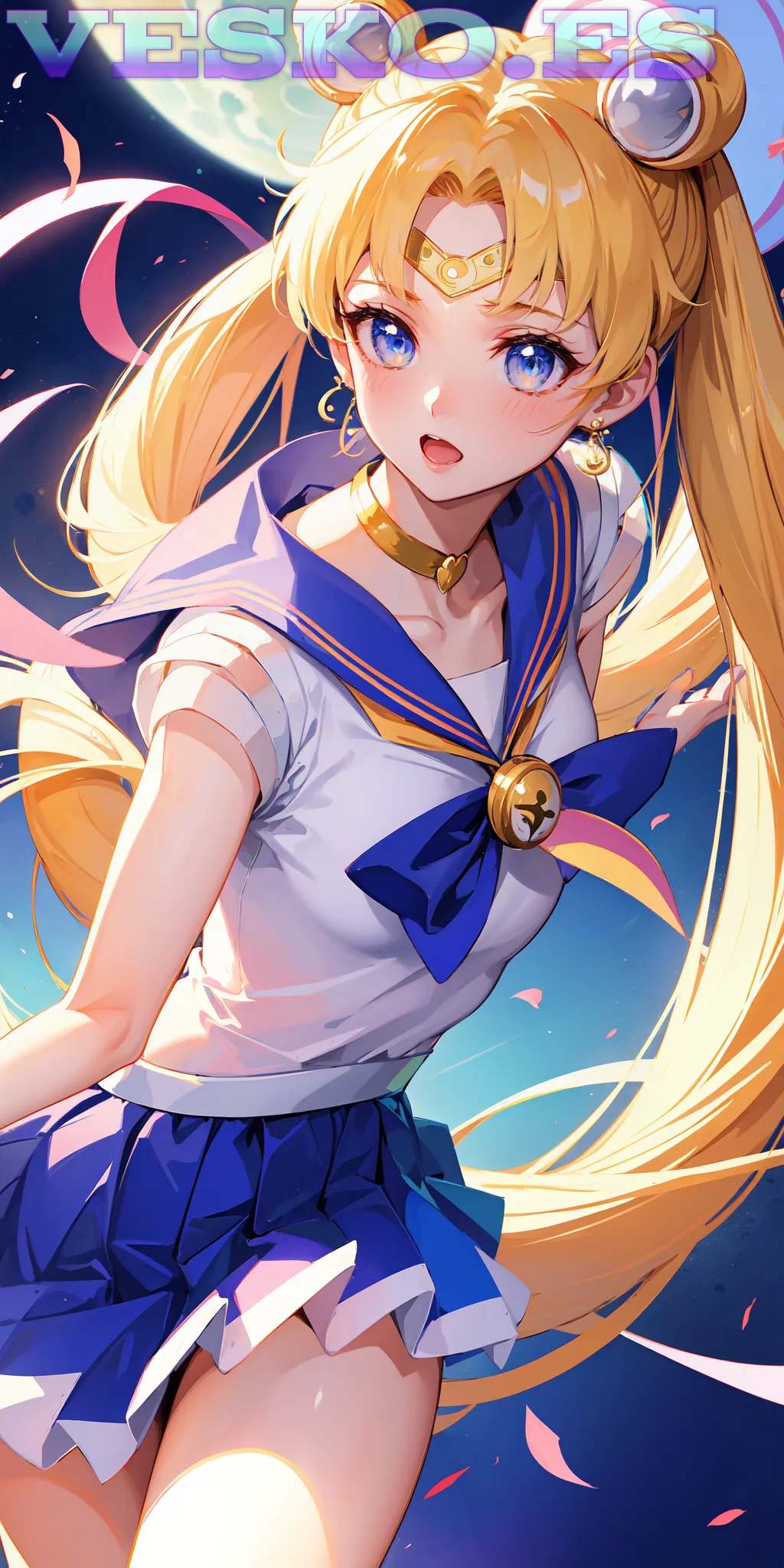 Amazing Blonde Alison Angel Nude Anime AI Artwork
