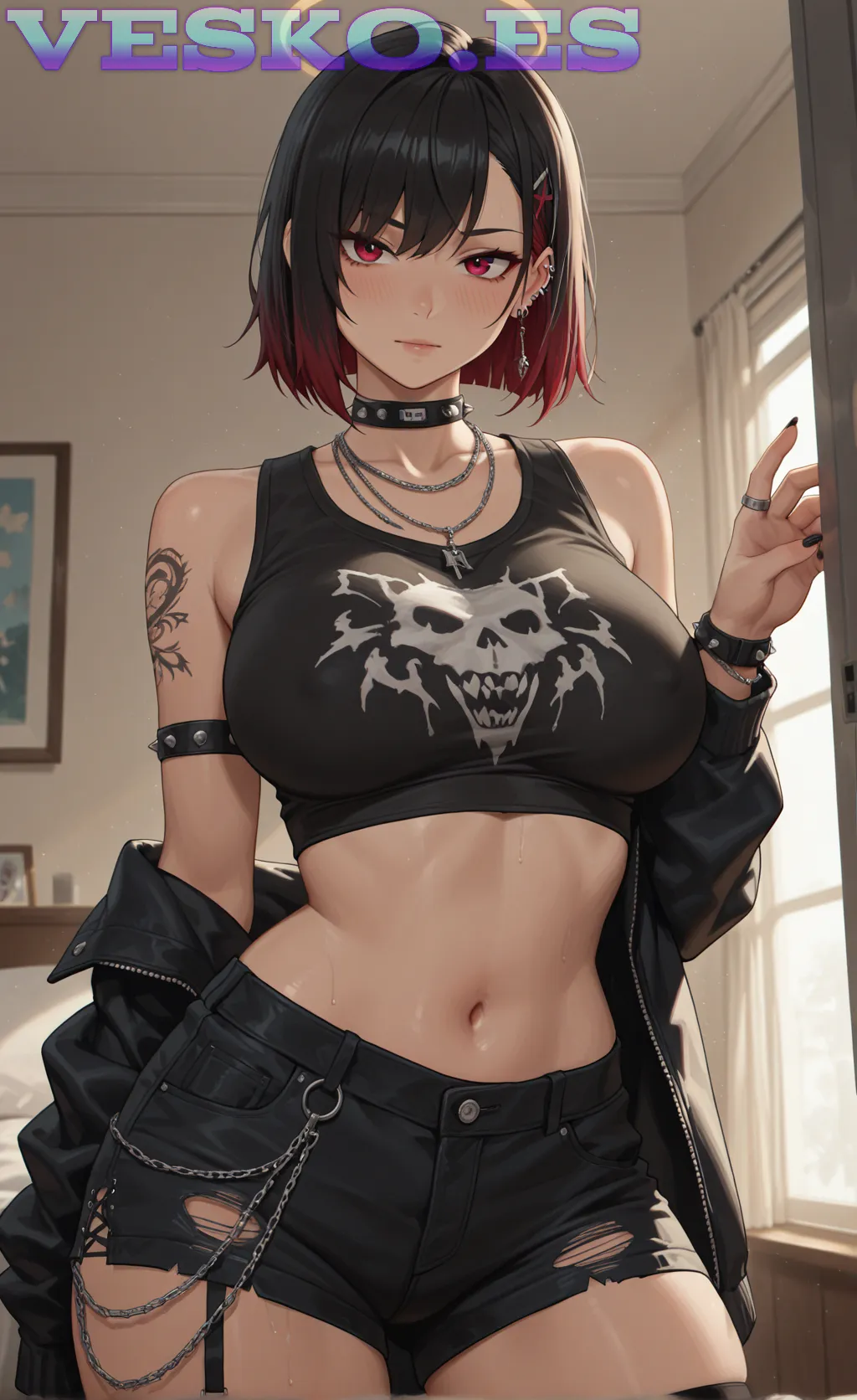 Anime Cyberpunk Girls Anime AI Artwork