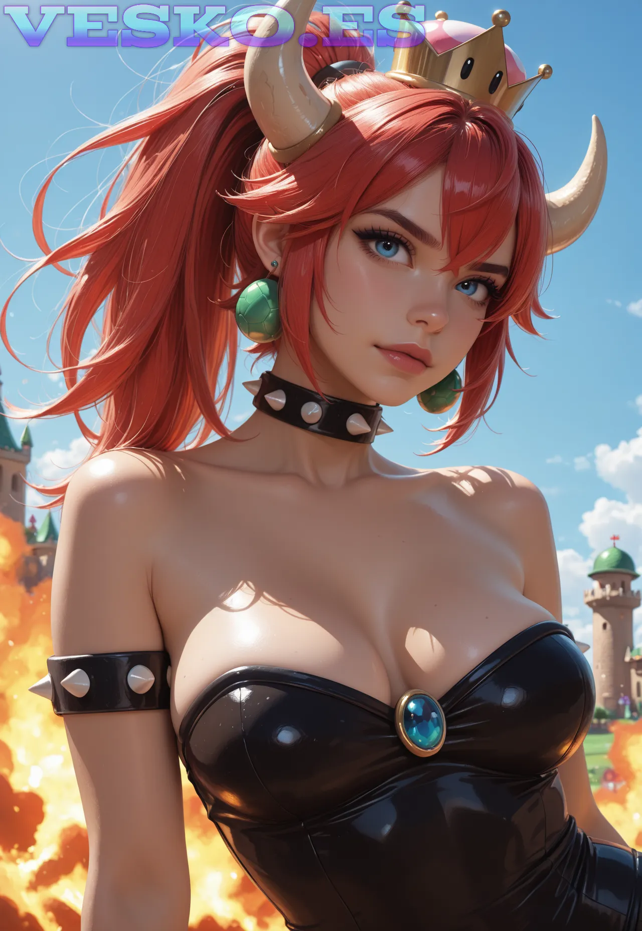 Anime Girl Goku Haikyuu Anime Merch Bara Anime AI Artwork
