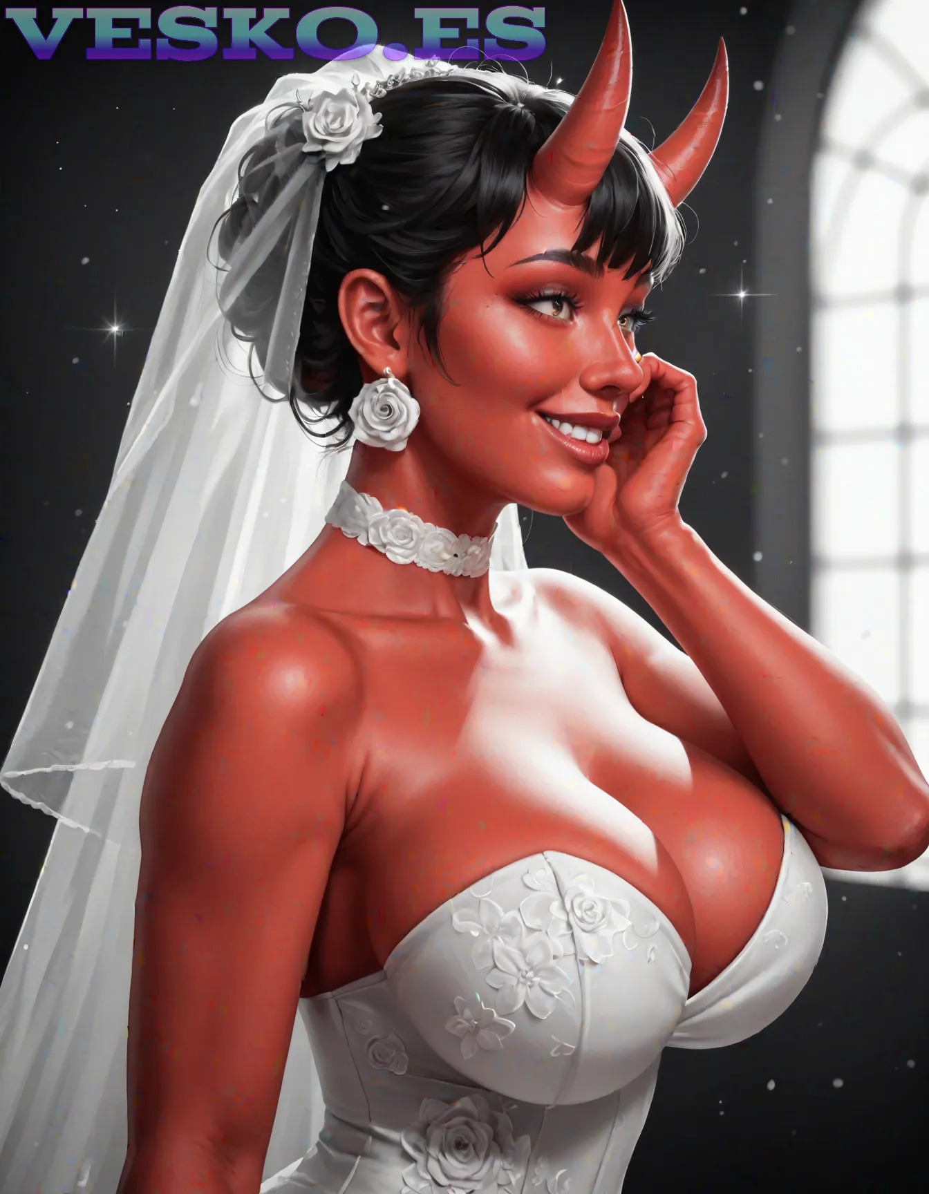 Anna Ioanovna Desnuda Anime AI Artwork