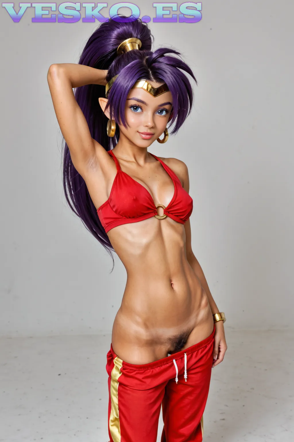 Arrow Chica Caliente Anime AI Artwork