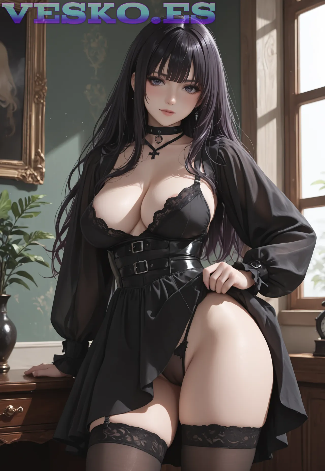 Atrevidas Y Divertidas Mujeres Anime AI Artwork