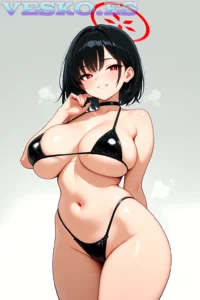 Belle Universitary Anime AI Artwork