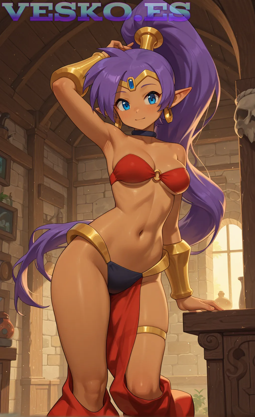 Bleach Blue Box Shojo Catgirl Tentacle Anime AI Artwork