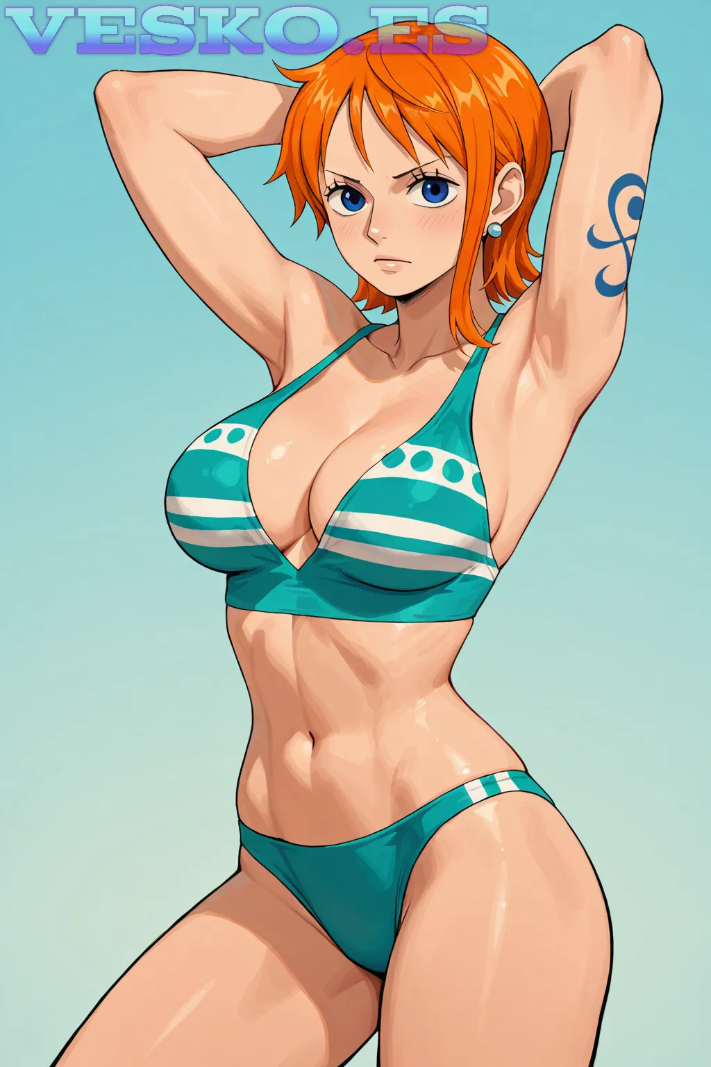 Cassie Brown Anime AI Artwork