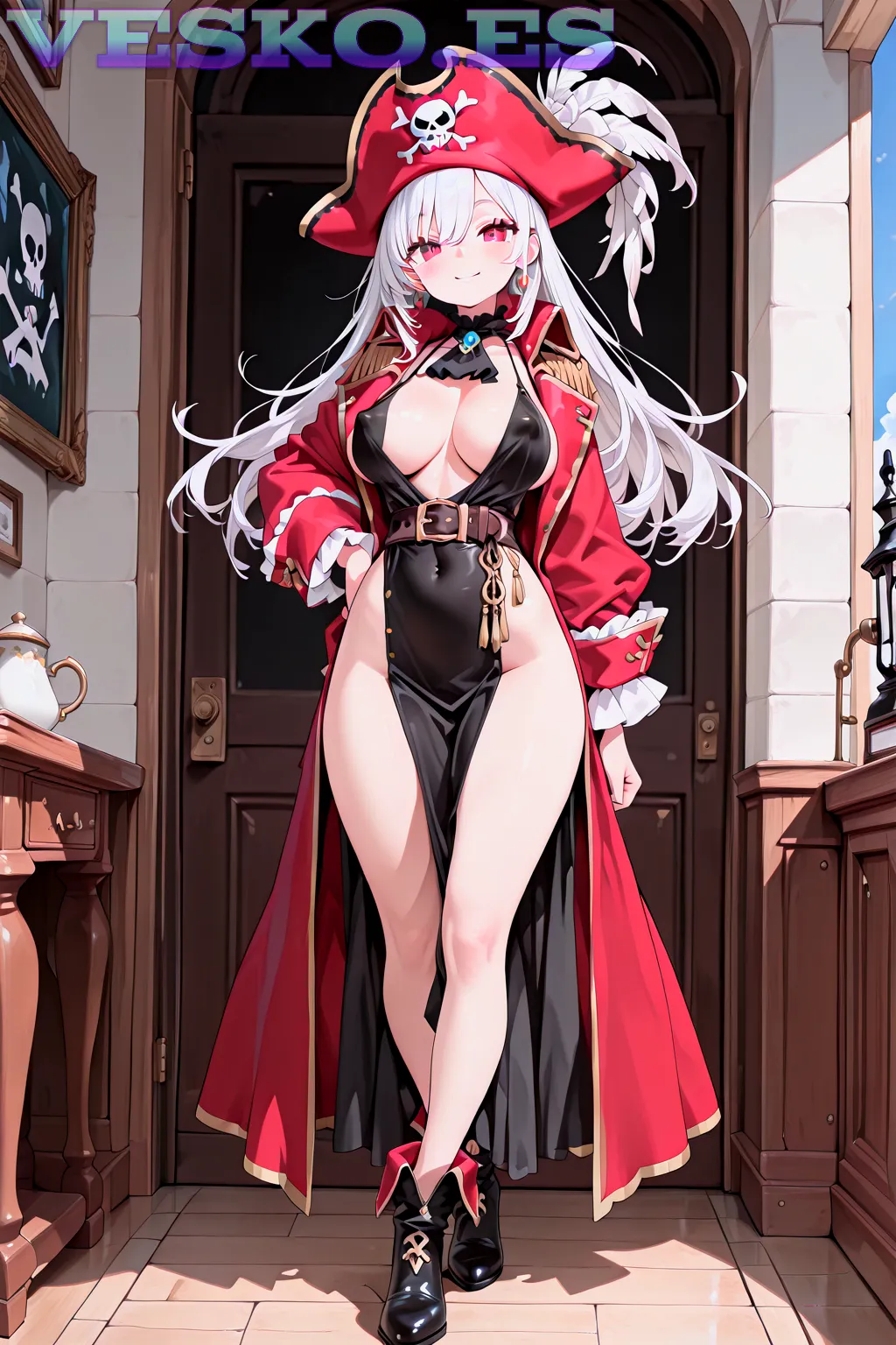 Catania And Luna Enjoying There Vacation Anime AI Artwork