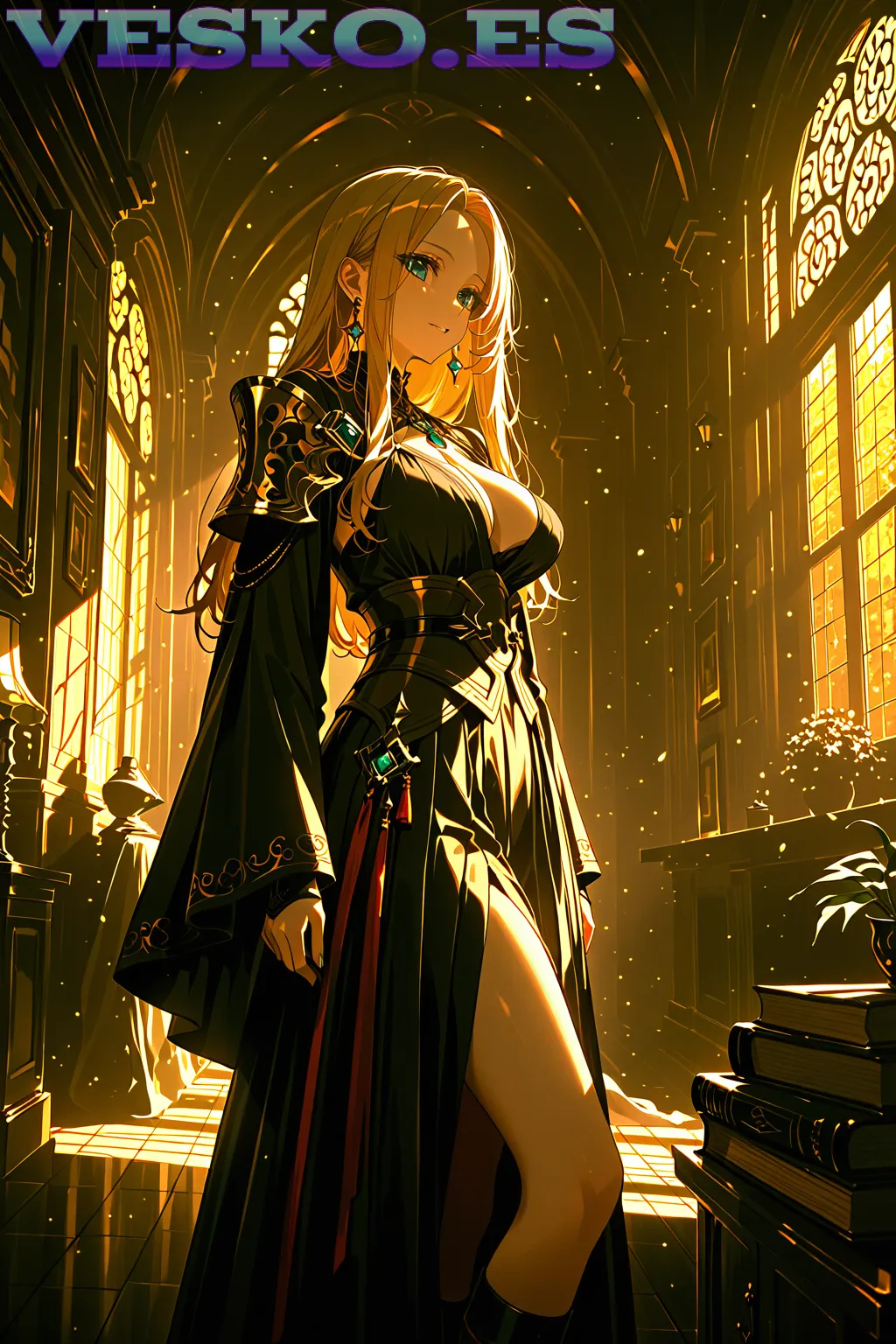 Chandler South Tetas Anime AI Artwork