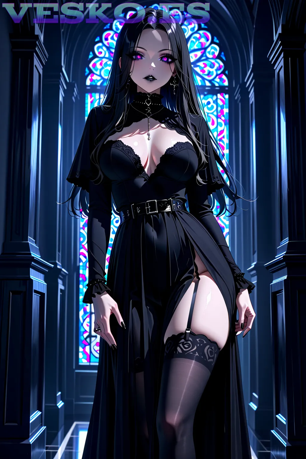 Chica Del Lunes Anime AI Artwork