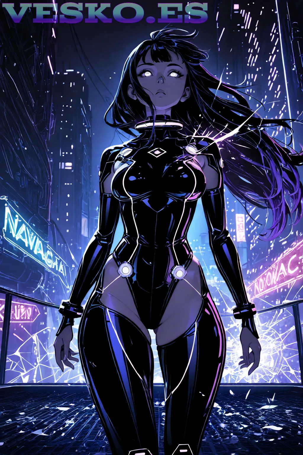 Chicas Asiaticas En Bikini Anime AI Artwork