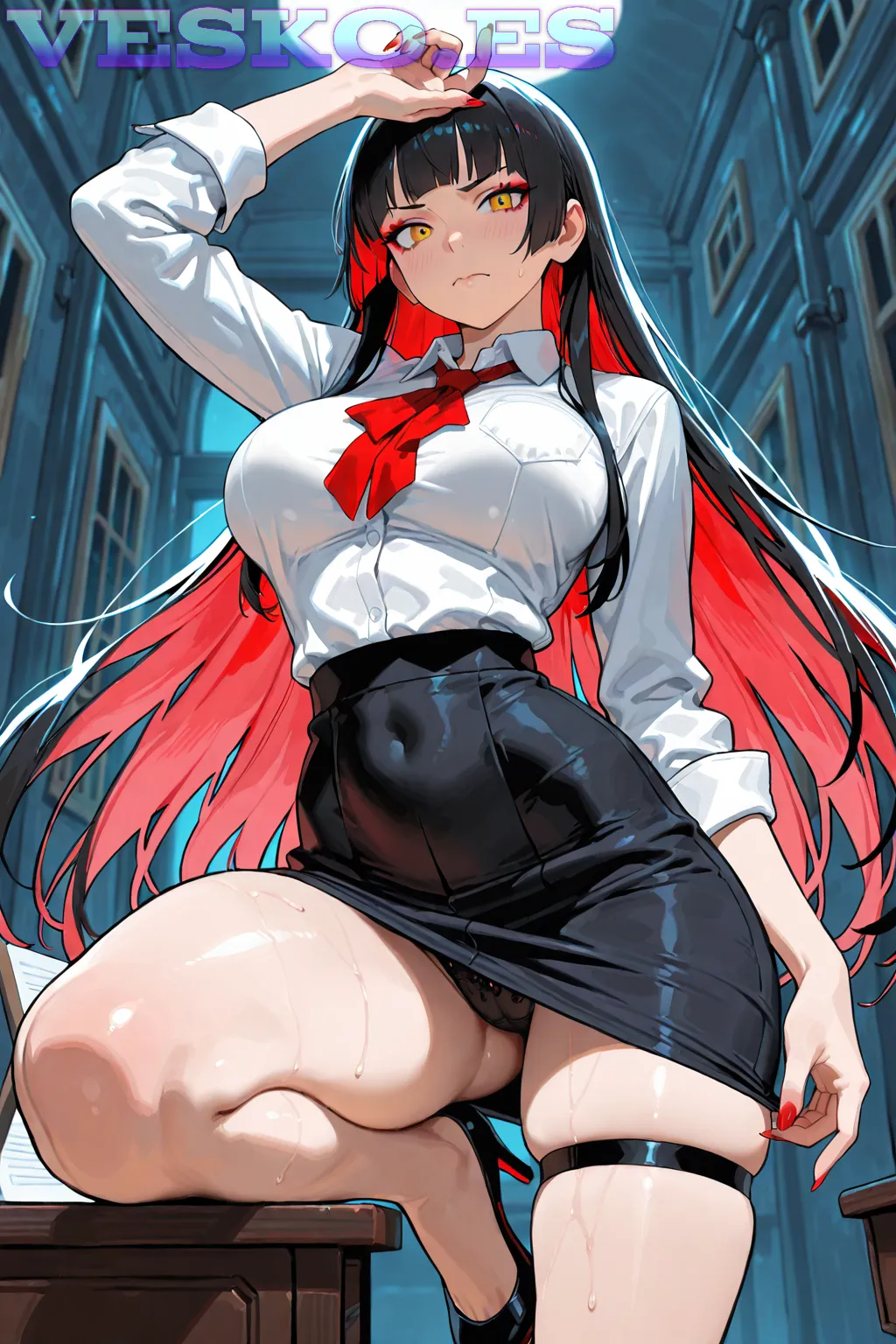 Chicas Jovenes Desnudas Anime AI Artwork