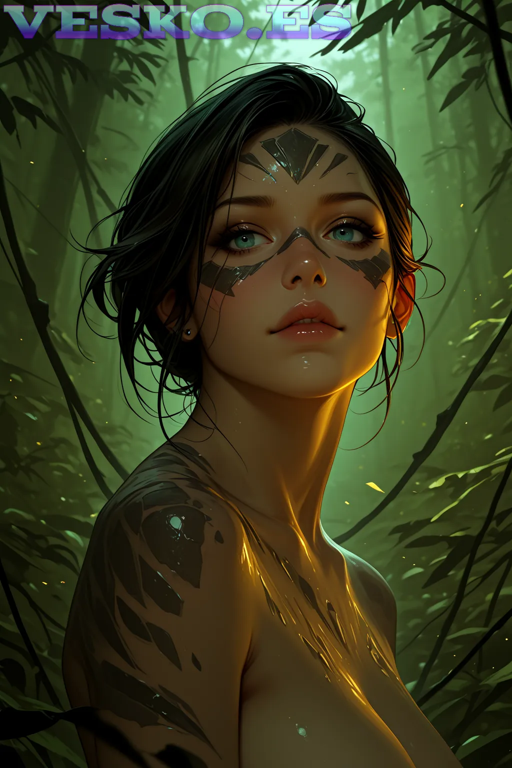 Coleccion De Calientes Chicas Amateur Desnudas Nueve Anime AI Artwork