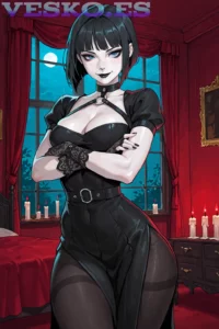 Colegiala Asiatica Estudiando En Casa Anime AI Artwork