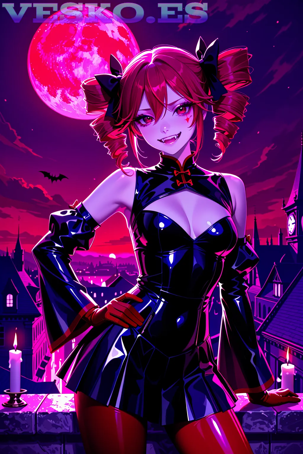 Delgadas Y Calientes Anime AI Artwork