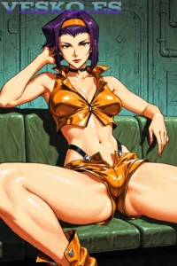 Desnudas Y Juguetonas Anime AI Artwork