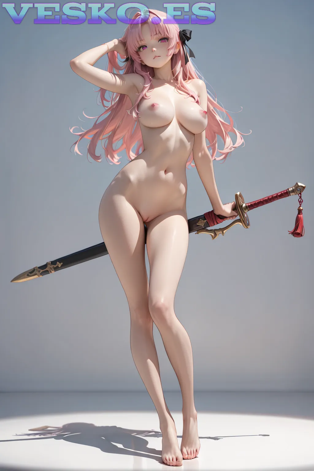 Dona Sujo Trasero Anime AI Artwork