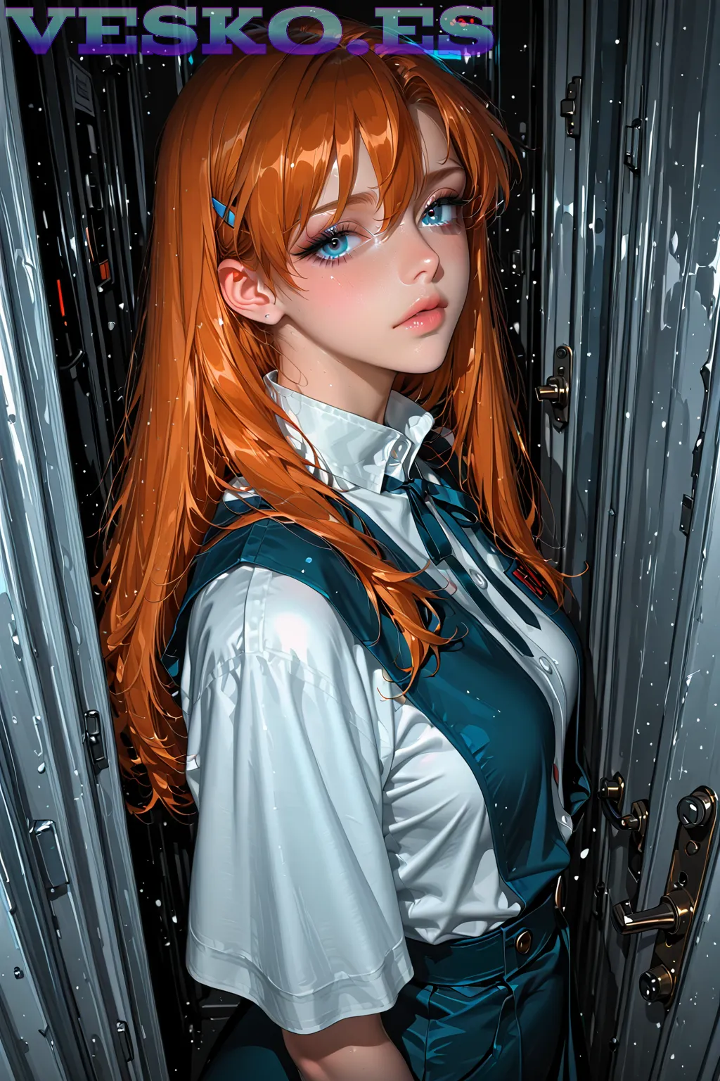 Espectaculares Negras Anime AI Artwork