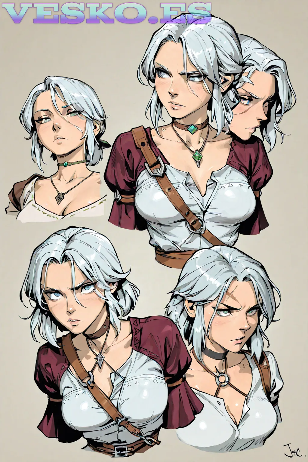 Fayna Vergara Sucks Like A Whore Anime AI Artwork