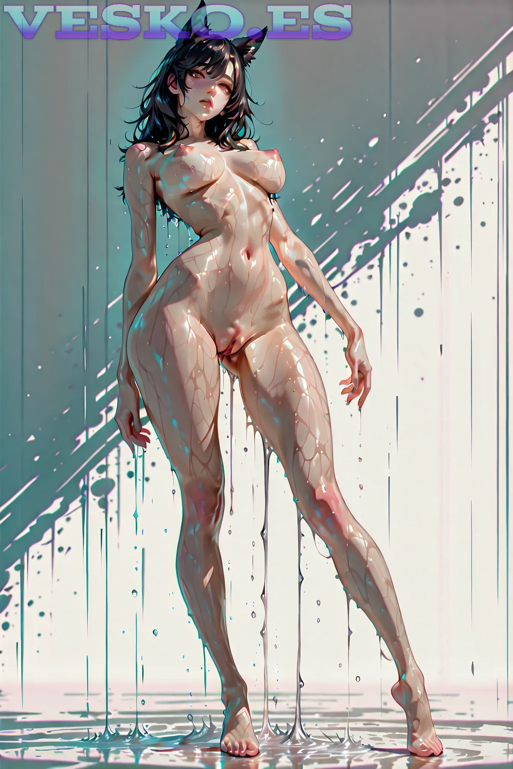 Gia La Shay Anime AI Artwork