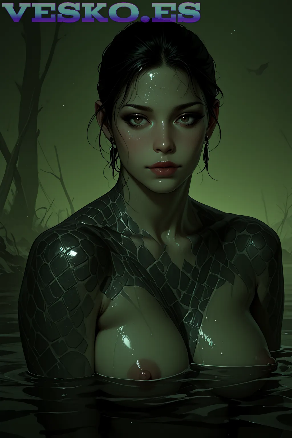 Horny Nude Amateur Anime AI Artwork