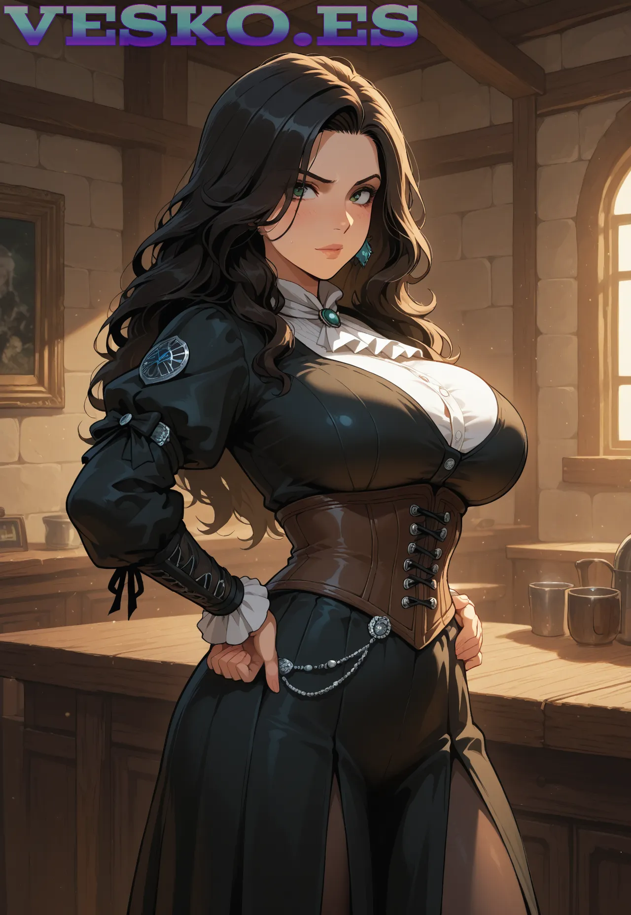 Irie Naked Anime AI Artwork