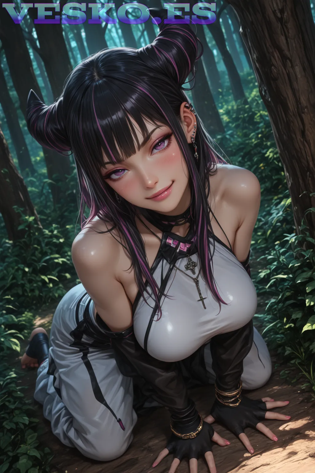 Jade Aspen Caliente Anime AI Artwork