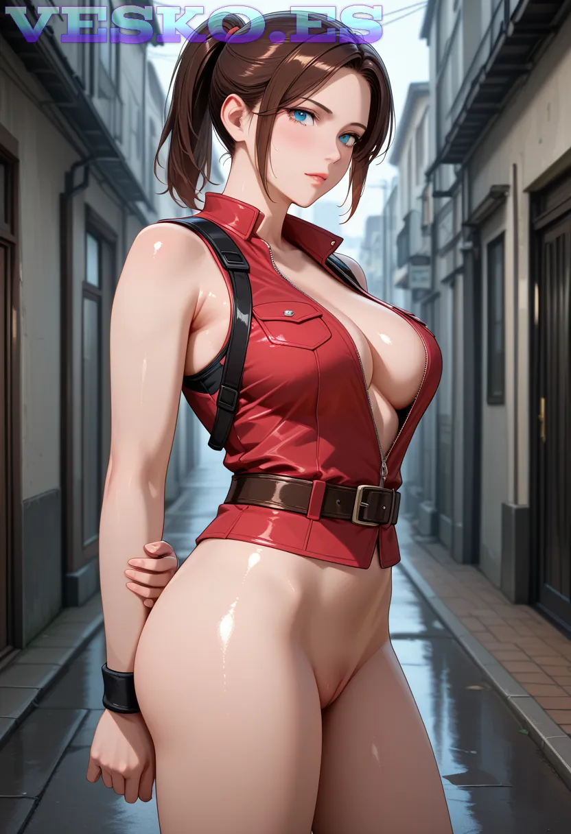 Julia Karliki Desnuda Anime AI Artwork