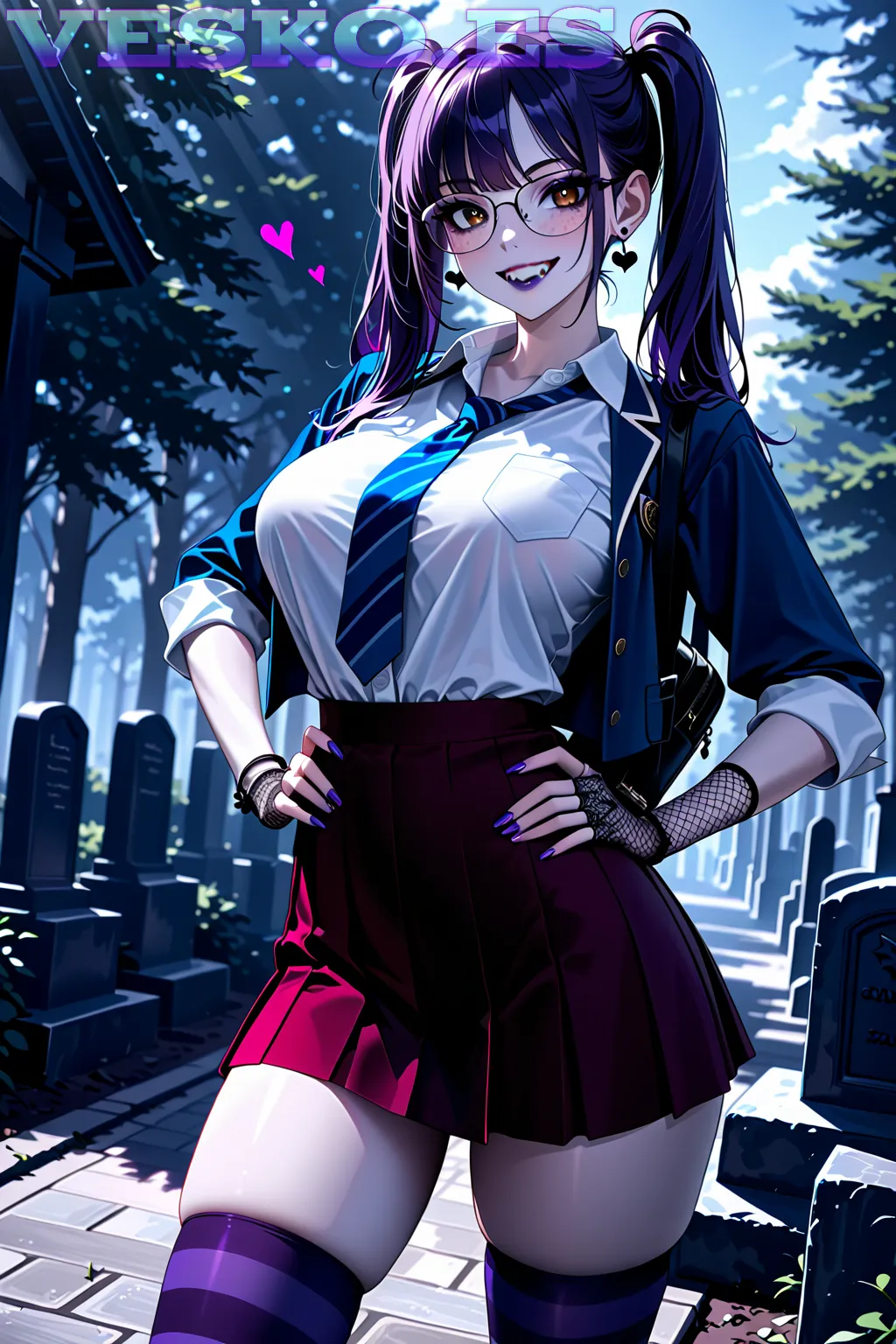 Julia Lescova Anime AI Artwork