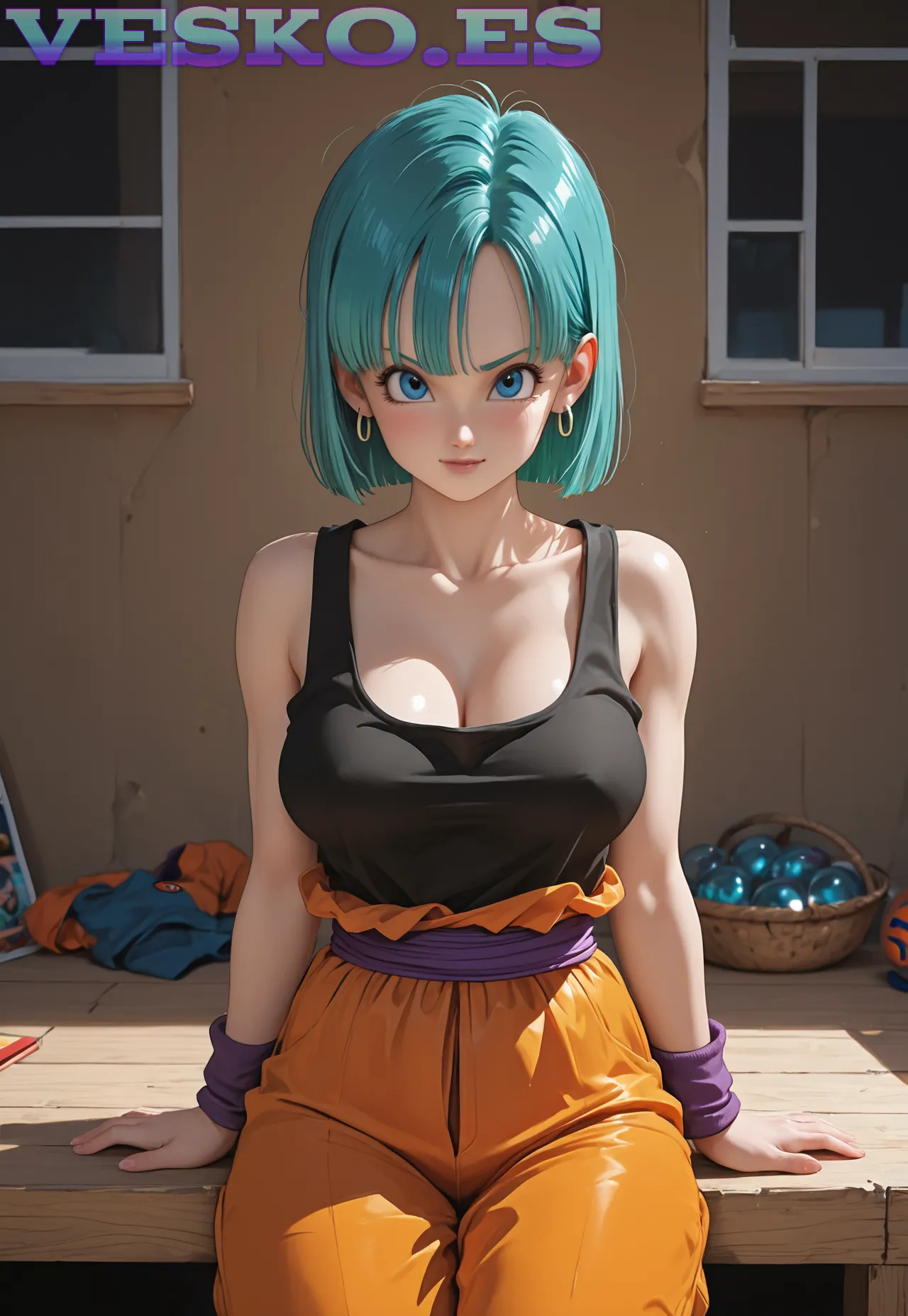 Katerina Shiryaeba Desnuda Modelo Rusa Anime AI Artwork