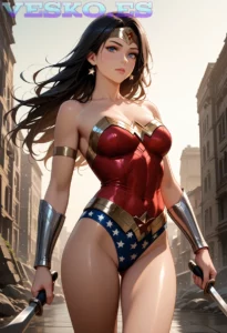 La Estupenda Tiffany Desnuda En El Campo Anime AI Artwork