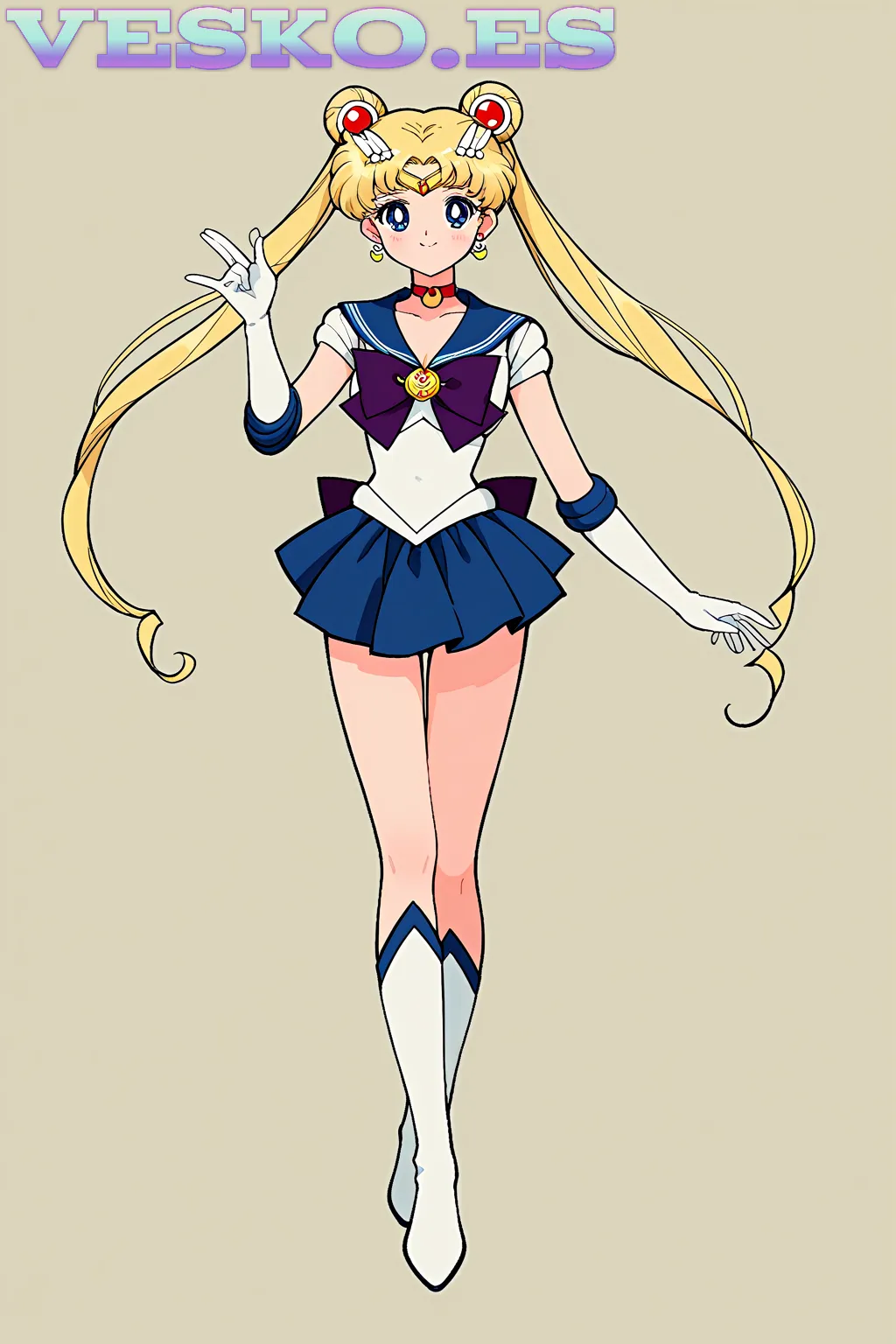 Little Black Dress Anime AI Artwork