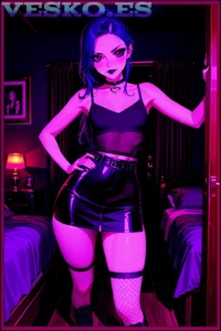 Mary Lin Esta Preciosa Rubia Desnuda Que Cautiva Anime AI Artwork