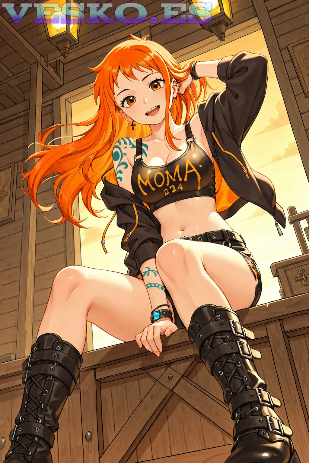 Mujeres Con Grandes Tetas Anime AI Artwork