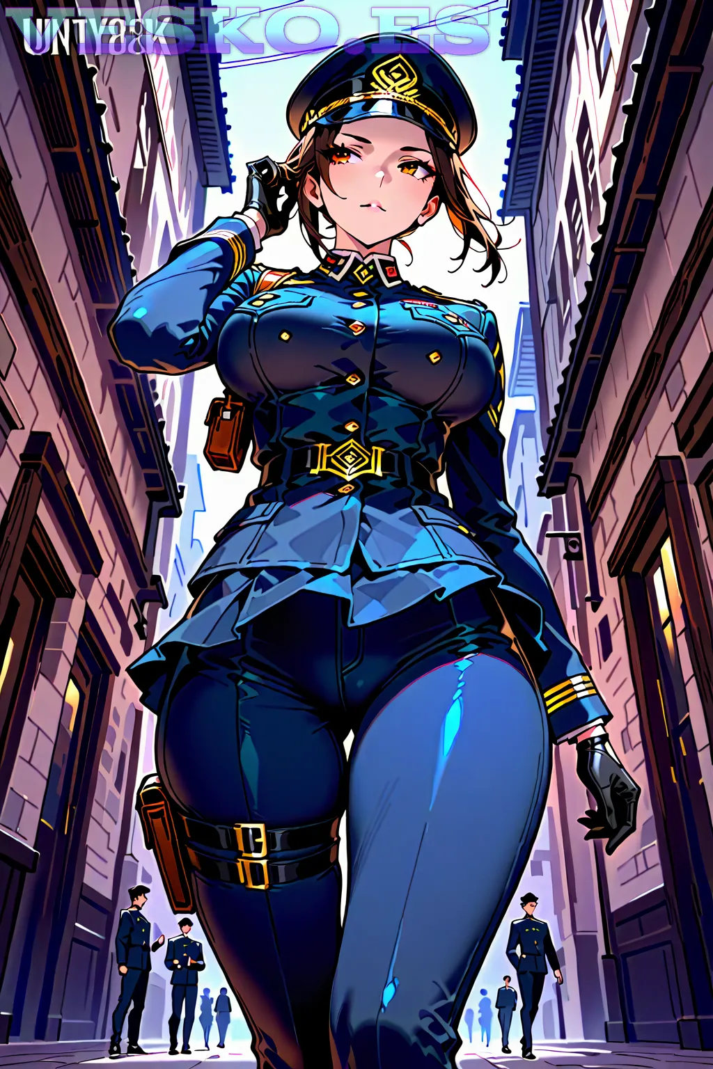 Nalgas Se Comen Tangas De Estupendas Chicas Con Curvas Sexy Anime AI Artwork