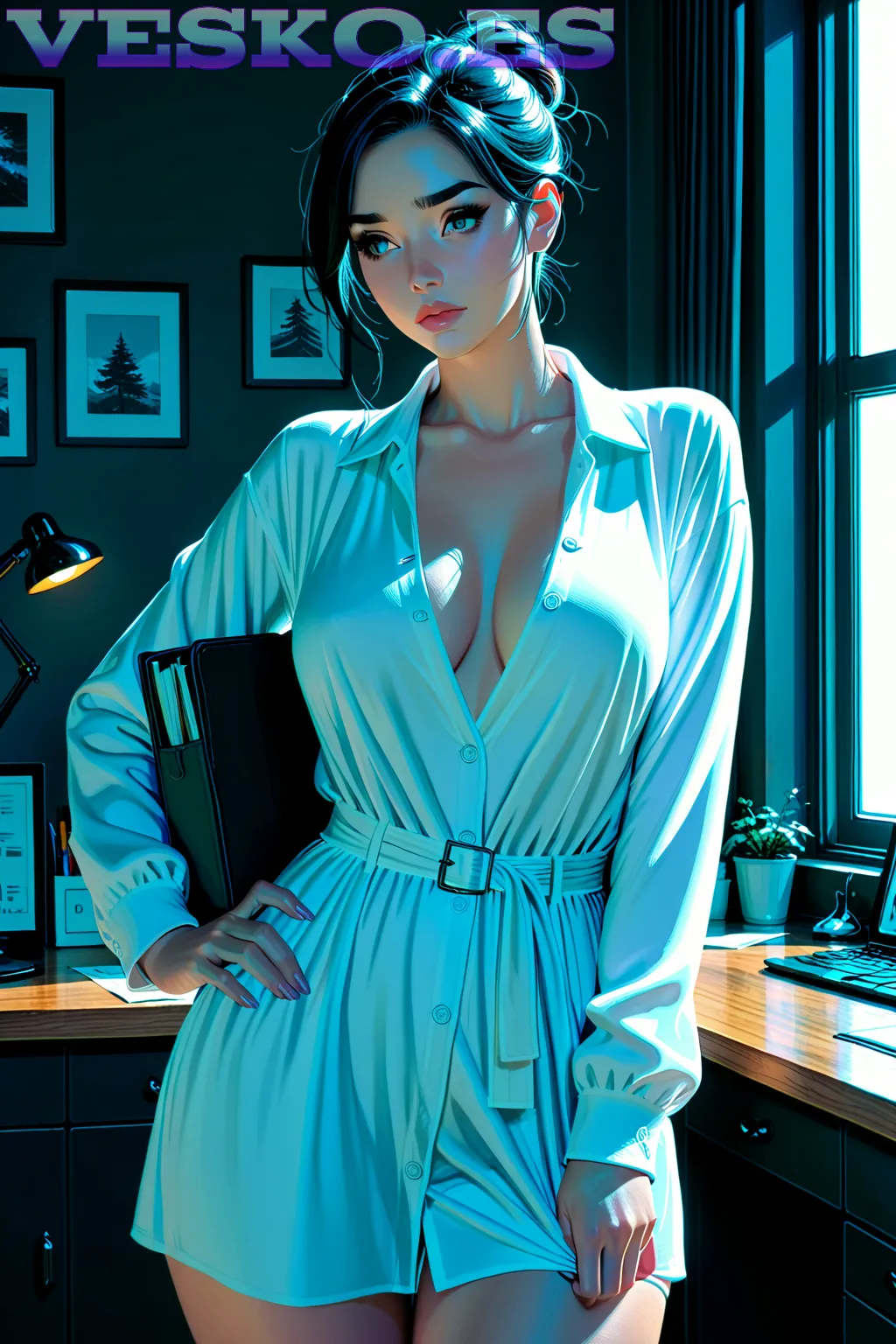 Nude Breast Selfies Anime AI Artwork