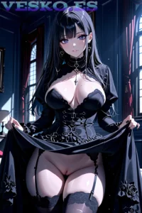 Otogi Shikimi Sexy Anime AI Artwork