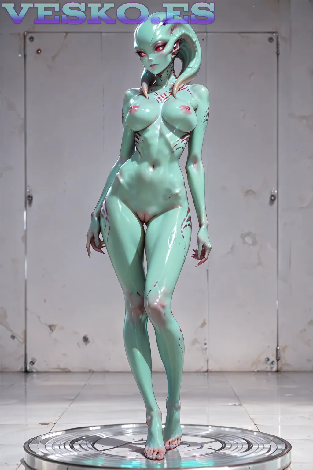 Poses Sexy Anime AI Artwork