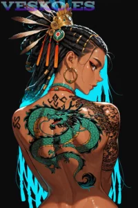 Provocative Anime Content With Chains Anime AI Artwork