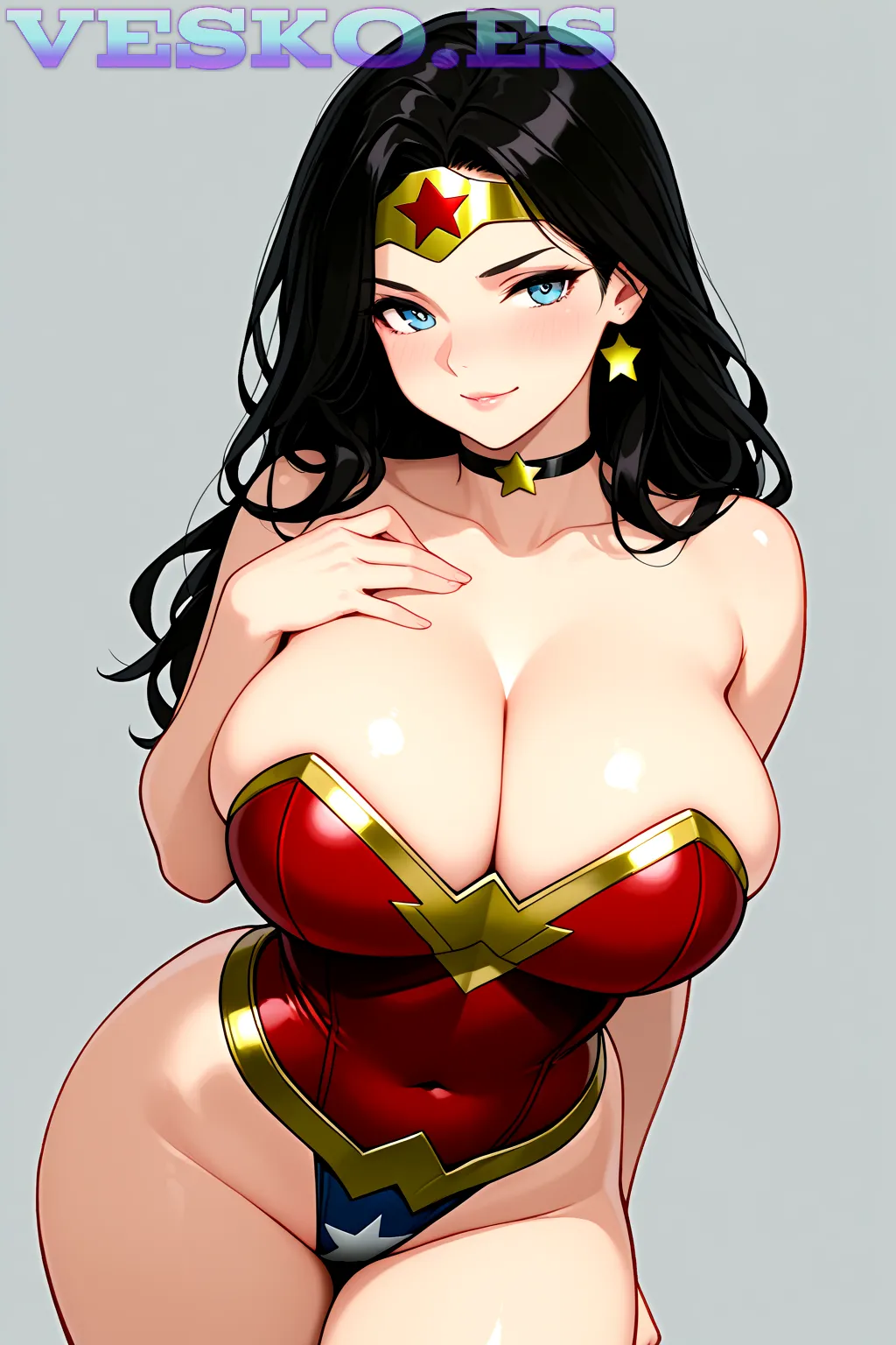Rubia Afrodisiaca Tetas Naturales Y Sexy Anime AI Artwork