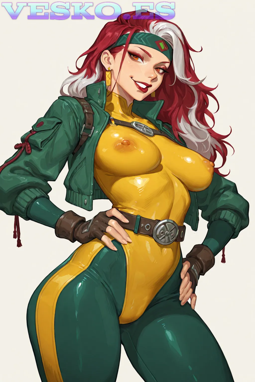 Rubia Estrella Anime AI Artwork