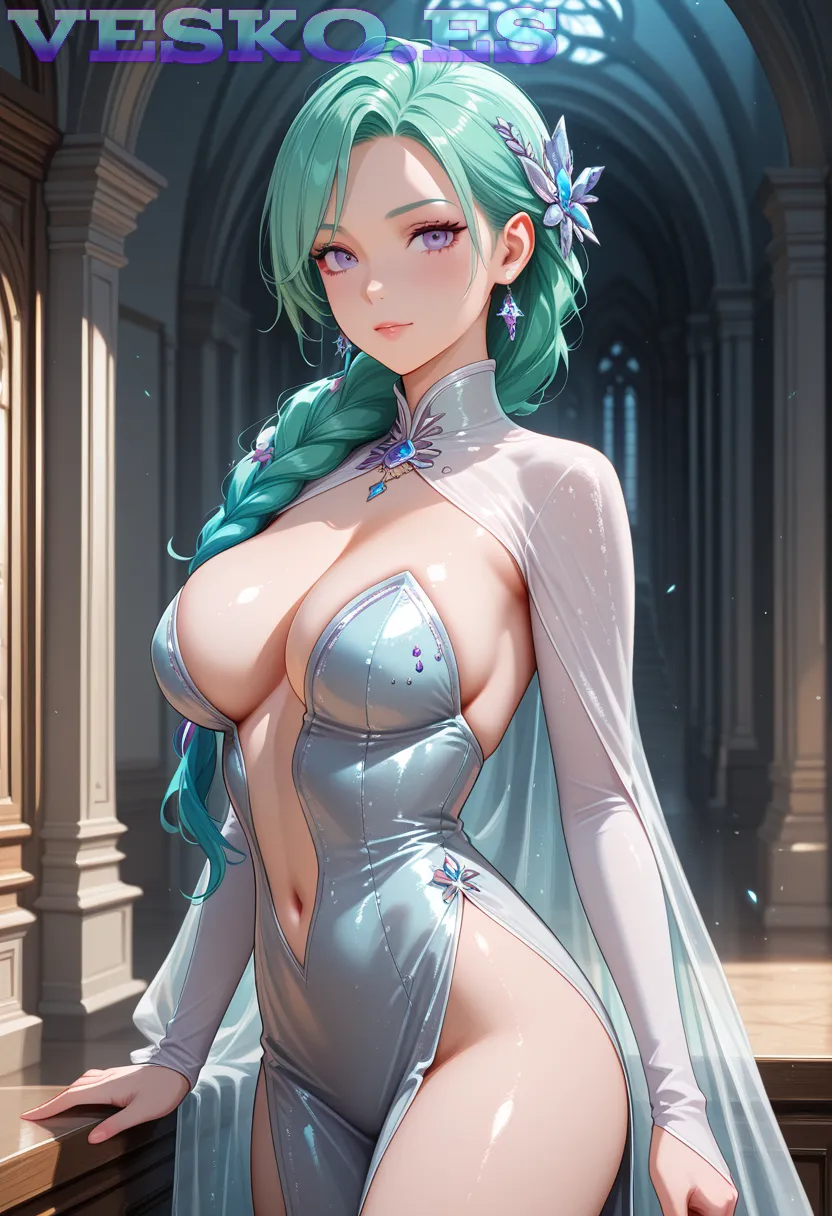 Ruddy Desnuda Modelo Tatuada Anime AI Artwork